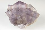 Purple Cubic Fluorite With Fluorescent Phantoms - Cave-In-Rock #191995-2